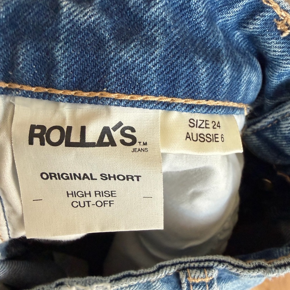 Rolla's Original Short high rise cut-off size 24 - Picture 8 of 10
